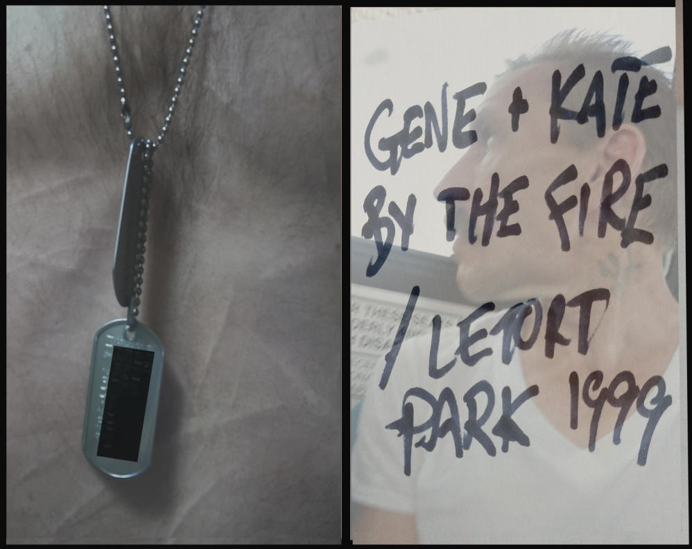 Gene + Kate By The Fire - LeTort Park 1999